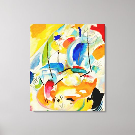 カンディンスキー 海戦 1913 キャンバスプリント (正面)