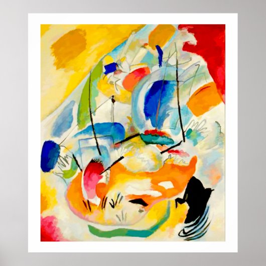 カンディンスキー 海戦 1913 ポスター (正面)