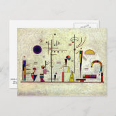 カンディンスキー – 深刻なおもしろい ポストカード (正面/裏面)