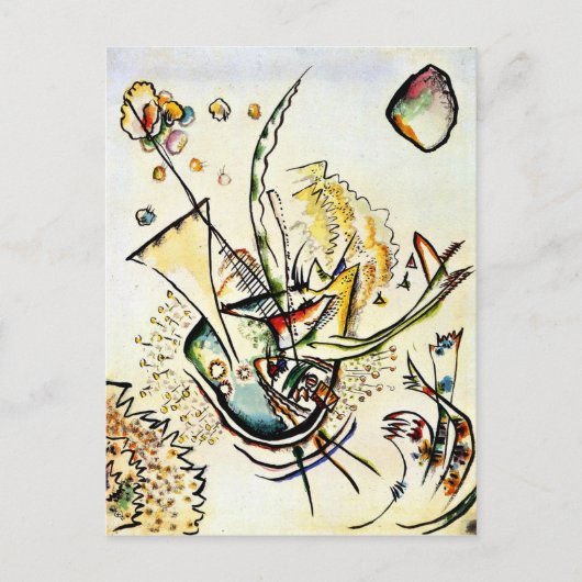 カンディンスキー - 無題、1918 ポストカード (正面)