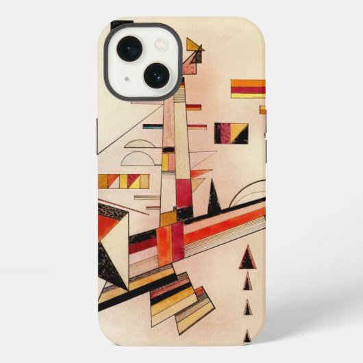 カンディンスキー - 確かに、抽象芸術、 iPhoneケース (裏面)