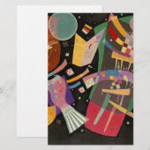 カンディンスキー 組曲10 抽象絵画 便箋 (正面/裏面)