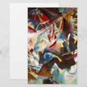 カンディンスキー 組曲VI 抽象絵画 便箋 (正面/裏面)