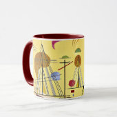 カンディンスキー – 線 – スポット マグカップ (正面左)