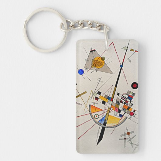 カンディンスキー – 繊細なテンション キーホルダー (正面)