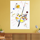 カンディンスキー – 繊細な緊張 – 1923 – バウハウス –  キャンバスプリント (インサイチュ (リビング))