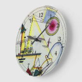 カンディンスキー – 繊細な魂 ラージ壁時計 (傾斜)