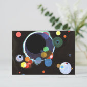 カンディンスキー – 複数の円 カード (スタンド正面)