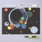 カンディンスキー – 複数の円 薄葉紙 (クラフト)