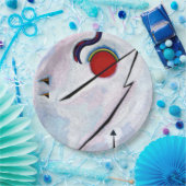 カンディンスキー – 角線 ペーパープレート (パーティー)