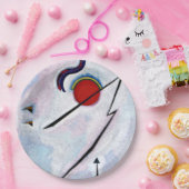 カンディンスキー – 角線 ペーパープレート (パーティー)