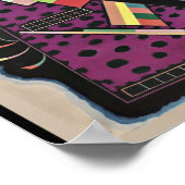 カンディンスキー – 赤い円 ポスター (角)