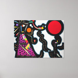 カンディンスキー – 赤い円（ルロンルージュ） - 1939 キャンバスプリント