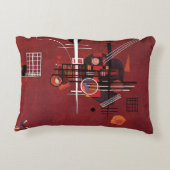 カンディンスキー – 鈍い赤 アクセントクッション (裏面)