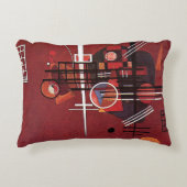 カンディンスキー – 鈍い赤 アクセントクッション (正面)