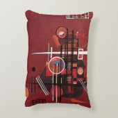 カンディンスキー – 鈍い赤 アクセントクッション (裏面(縦))