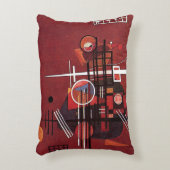 カンディンスキー – 鈍い赤 アクセントクッション (正面(垂直))