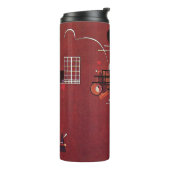 カンディンスキー – 鈍い赤 タンブラー (回転左)