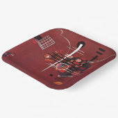 カンディンスキー – 鈍い赤 ペーパープレート (傾斜あり)