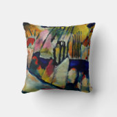 カンディンスキー – 雨のある風景 クッション (裏面)