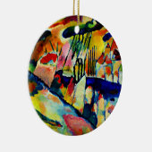カンディンスキー – 雨のある風景 セラミックオーナメント (右)