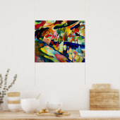 カンディンスキー – 雨のある風景 ポスター (キッチン)