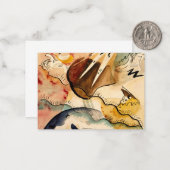 カンディンスキー – 雨の風景、抽象芸術アート ノートカード (正面/裏面インサイチュ)