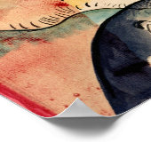 カンディンスキー – 雨の風景、抽象芸術アート ポスター (角)