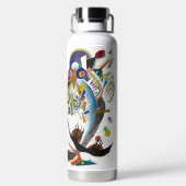 カンディンスキー、青セグメント1921 ウォーターボトル (背面)