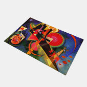 カンディンスキー – 青 ドアマット (アングル)