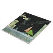 カンディンスキー – 静かな有名な抽象芸術作品 タイル (側面)
