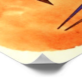 カンディンスキー – 頑固なブラウン ポスター (角)