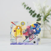 カンディンスキー – 黄 – 赤 – 青 ポストカード (スタンド正面)