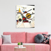 カンディンスキー – 黒い広場 キャンバスプリント (インサイチュ (リビング))