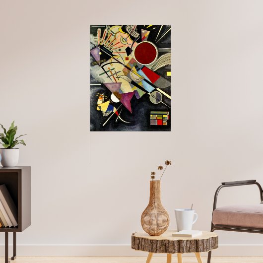 カンディンスキー – 黒伴奏 ポスター (リビング3)