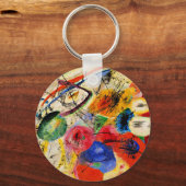 カンディンスキー – 黒線 キーホルダー (正面)