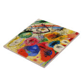 カンディンスキー – 黒線 タイル (側面)