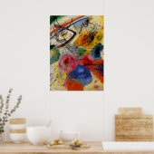 カンディンスキー – 黒線 ポスター (キッチン)