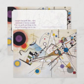 カンディンスキー 1923/構図VIII/PixDezines ポストカード (正面/裏面)