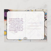 カンディンスキー 1923/構図VIII/PixDezines ポストカード (裏面)