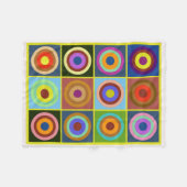 カンディンスキー#19 フリースブランケット (正面(横))