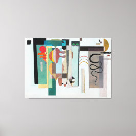 カンディンスキー – 2つのグリーンポイント – 1935 – バウハウス –  キャンバスプリント