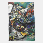 カンディンスキー – 2つの楕円 キッチンタオル (縦)