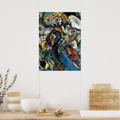 カンディンスキー – 2つの楕円 ポスター (キッチン)