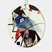 カンディンスキー – 2つの黒いスポット セラミックオーナメント (左)