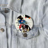 カンディンスキー – 2つの黒いスポット 缶バッジ (インサイチュ)