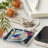 カンディンスキー – 3つのサウンド キーホルダー (正面右)