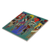 カンディンスキー – 3マスに4姿 タイル (側面)