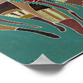 カンディンスキー – 3マスに4姿 ポスター (角)