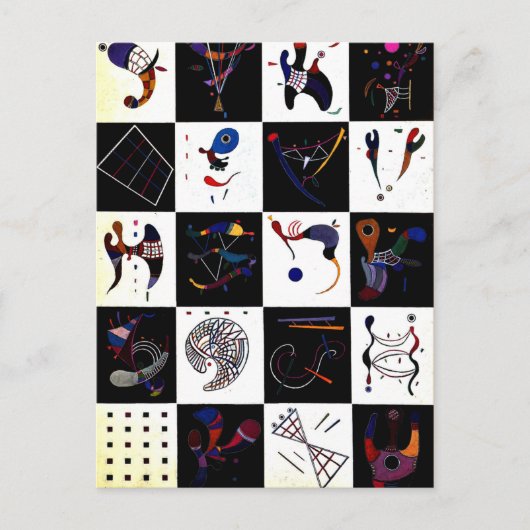 カンディンスキー - 4×5=20 ポストカード (正面)